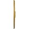 Ekena Millwork Pearl Ceiling Medallion (Fits Canopies up to 1 7/8"), Hnd-Painted Pharaohs Gold, 26 1/4"OD x 1 1/2"P CM26PEPGS - alternate 3